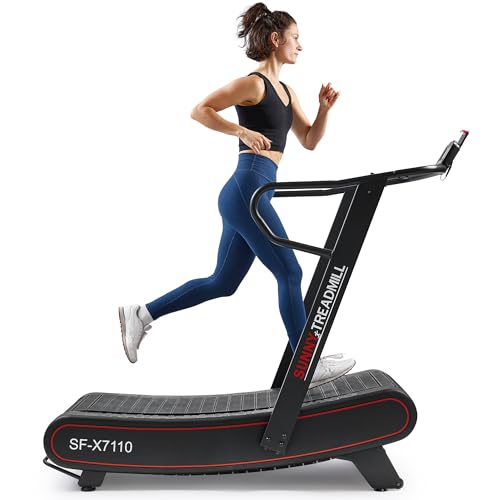 Sunny Health & Fitness SF-X7110 Manual Curved Treadmill