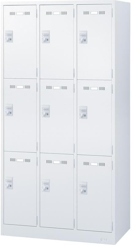 ＳＥＩＫＯ ＦＡＭＩＬＹ＼生興株式会社 【法人限定】生興/セイコー SLDW-9-D (ﾀﾞｲﾔﾙ錠)9人用ﾛｯｶｰ サイズ（W）9