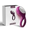 Svakom Tyler Cockringen-vibrator met 25 vibrerende clitorisstimulator, penisring, siliconen oplaadbare trilring, waterdichte testikelringen, seksspeelgoed voor koppels, violet