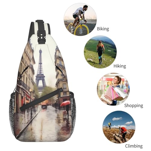 Bolso cruzado para hombre tipo morral impermeable miniatura 6
