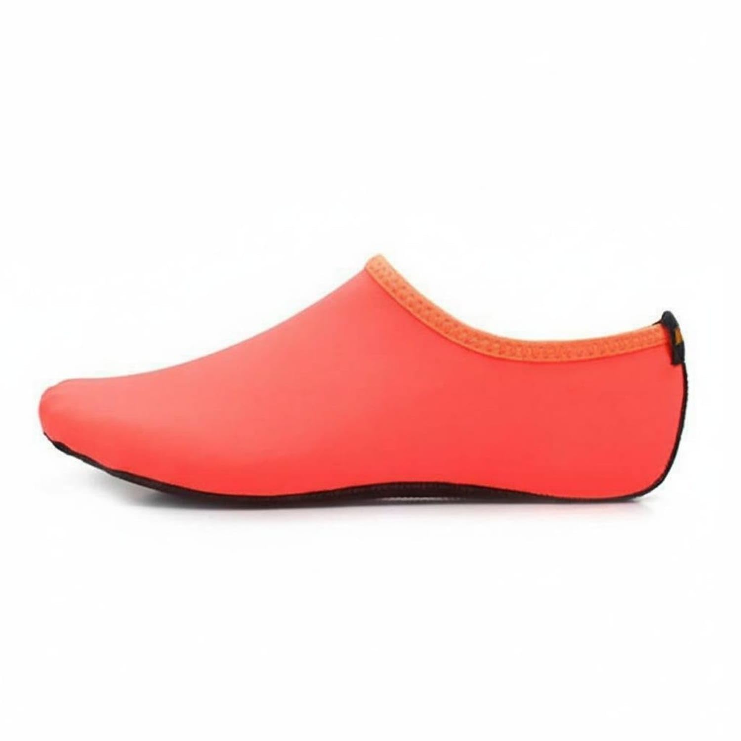 Breathable Quick-Dry Water Socks Safeguarding Sole Non-Slip Beach Shoes Wear-Resistant Barefoot Swim Shoes Lightweight for Divers, Surfers, Yogis, Diving, Surfing, Swimming Pool, Orange, 2XS-image-47