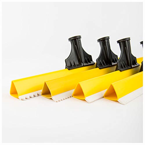 Nour Coating Squeegee - Disposable Epoxy Squeegee (1, 3/16" Notched)