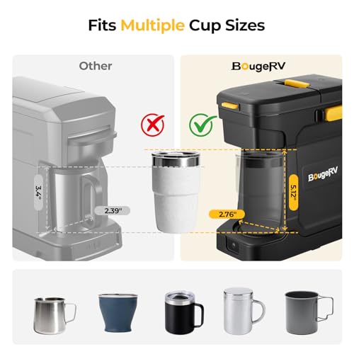 BougeRV Coffee Maker with 18V Battery