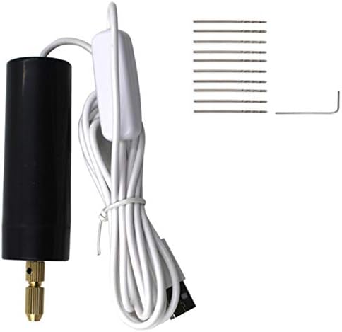 MAKIVI USB Mini Hand Drill Electric Hand Drill Wood Circuit Board Plastic Pearl Crystal Glue Punching Machine