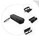 FUNOMOCYA Wireless Microphone Case Eva Tasche Für Mikrofon Stoßfeste Aufbewahrungstasche Mit Reißverschluss Handliche Mikrofon-Tragetasche Für Kabellose Mikrofone Und Zubehör