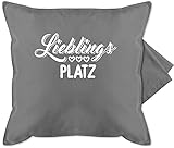 Home Sweet Home: Die einseitig bedruckte Kissenhülle ist eine tolle Überraschung sowohl für das Wohnzimmer, Schlafzimmer als auch Kinderzimmer - Wir haben immer Print passend zum Zimmer
