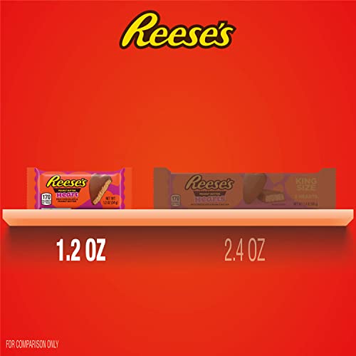 Reese's Milk Chocolate Peanut Butter Hearts Candy, Bulk, Valentine's Day, 1.2 Oz Packs (36 Count) #TOP2