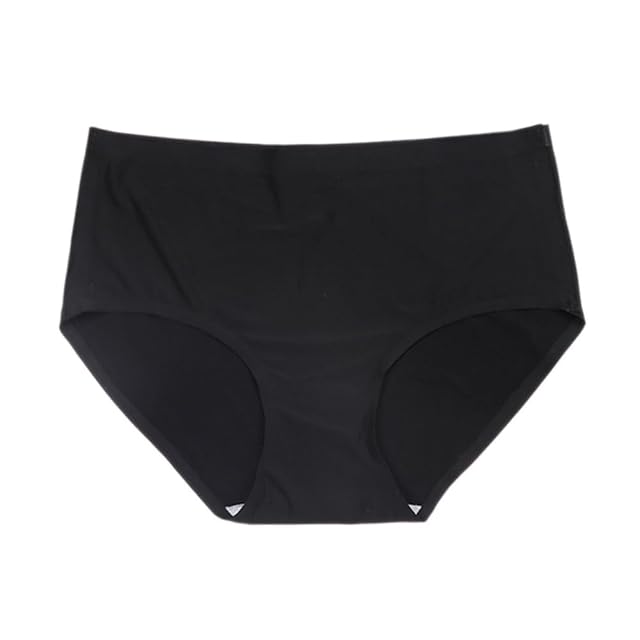 Women Low Rise Cotton Crotch Triangle Panties Solid Color Stripe Seamless Simple Design