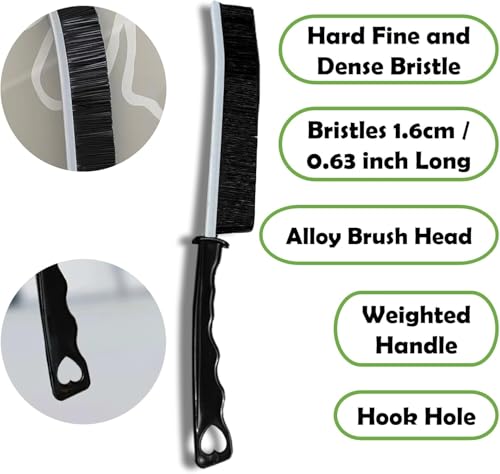 Image of 14 PCS Crevice Cleaning Brush & Scrubber Pad Set - Wire, Nylon & Brass Brushes with Ergonomic Handles & Multi-Layer Scrub Pads for Deep Cleaning Kitchen,Bathroom,Grout,Sink,Bottle,Grill,Car
