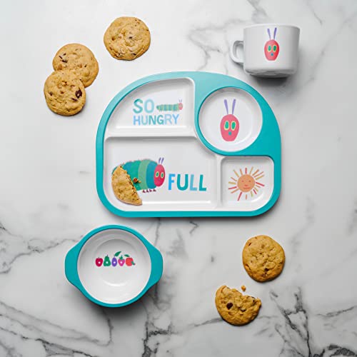 Eric Carle Toddler Plates Bowls And Cup Set, Kids Plate Set, Toddler Plate Set, Kids Plates, Kids Dinnerware Set, Bpa Free Melamine Dishes, The Very Hungry Caterpillar #TOP1