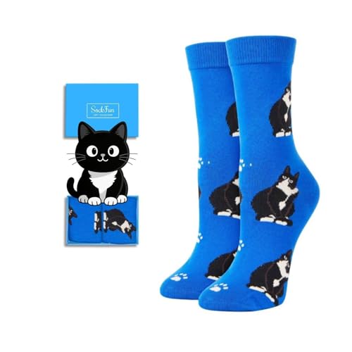 Funny Cat Gifts for Kids Socks