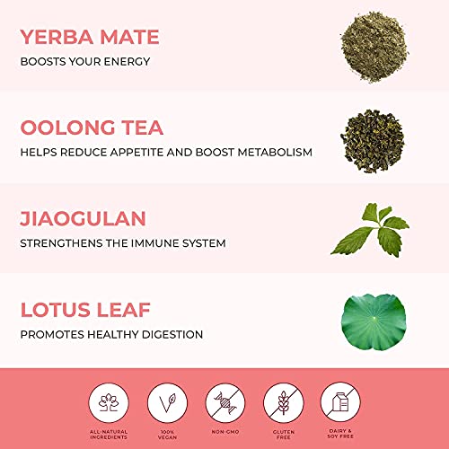 Teami Colon Detox Tea + Skinny Tea For Women & Men - All Natural Night Cleanse Tea - Energy Boosting Skinny Tea For Immune System Support & Healthy Metabolism - Teatox 30 Day Supply #TOP6