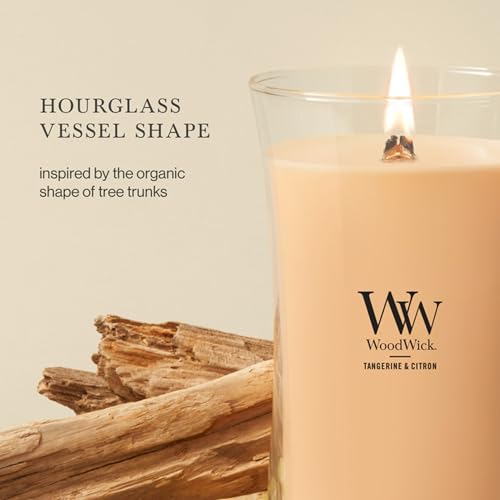 Image of Woodwick Tangerine & Citron Large Hourglass Candle