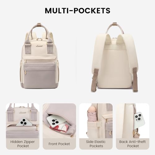 Image of LOVEVOOK Mini Backpack for Women Stylish Waterproof Backpack Purse with USB Port, Cute Daypack for College Travel Party
