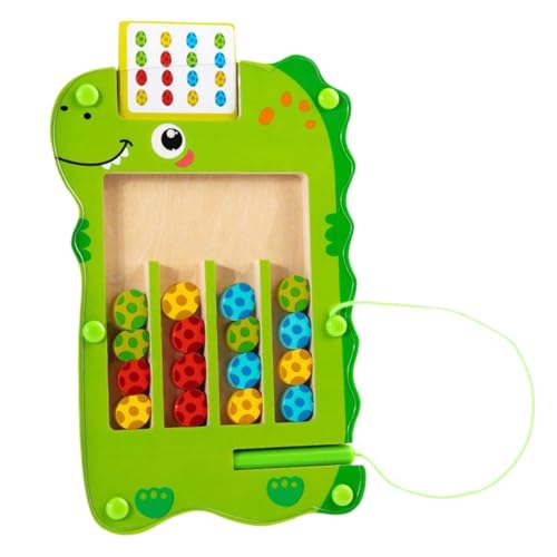 Maze magnétique en bois et jeu de labyrinthe de puzzle pour apprentissage préscolaire