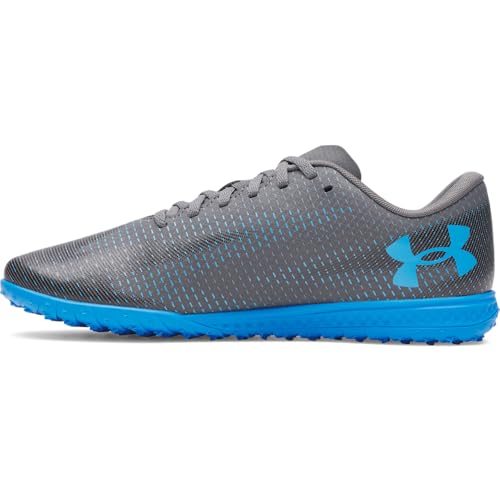 Under Armour Unisex Shadow Select 2 Turf Soccer Cleats Sneaker, (026) Castlerock/Black/Blue Atlantis, 9 UK
