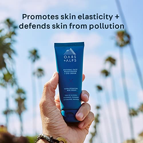Oars + Alps Face Moisturizer And Eye Cream, Dermatologist Tested Skin Care Infused With Aloe Leaf Juice And Vitamin E, Tsa Friendly, 2.5 Fl Oz #TOP2