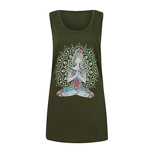 Padaleks Women’s O Neck Sleeveless Tank Tops Workout Yoga Loose Lightweight Blouses Summer Basic Tee Shirts Tunics #TOP2