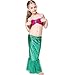 AmzBarley Sirenita Traje Baño Fiesta Sirena Bañador Bikini Set Niña Cumpleaños Princesa...