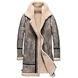 Reißverschluss Vorne; Sichtbare Shearling Manschetten Und Saum.