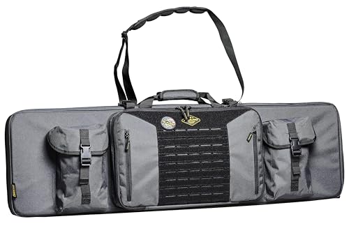 Tactical Gunbag 108cm borsa a tracolla per fucile militare protezione per da poligono custodia morbida imbottita per per airsoft e armi da fuoco Velcro Molle pannel