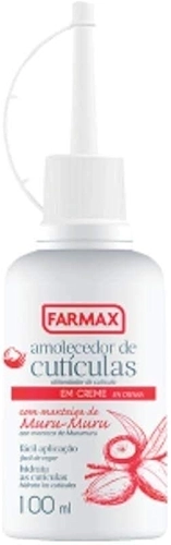 Farmax - Amolecedor De Cuticulas Cremoso Farmax 100Ml Com Manteiga De Karite