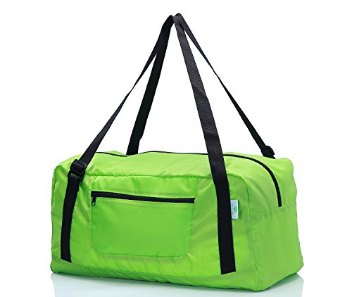 Image of Foldable Travel Duffel Bag for Women & Men Luggage Great for Gym (Green)
