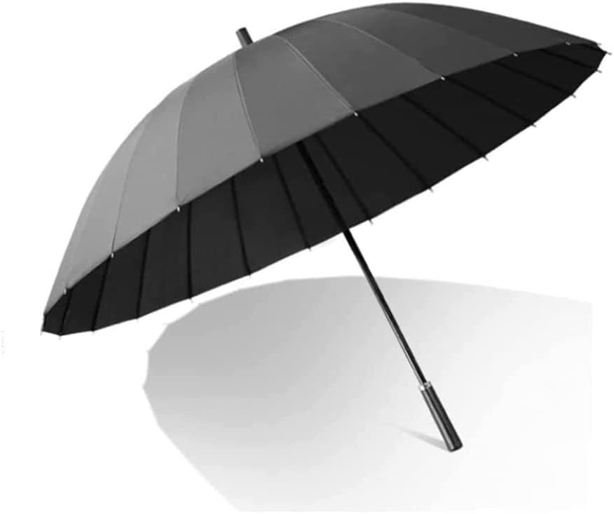 Windproof Umbrella Strong Umbrellas Large Golf Umbrella Umbrella WINDPROOF SEMI-Automatic Open Oversized Stick Umbrella Umbrellas for Rain (Color : A, Size : 44.5 Inch)
