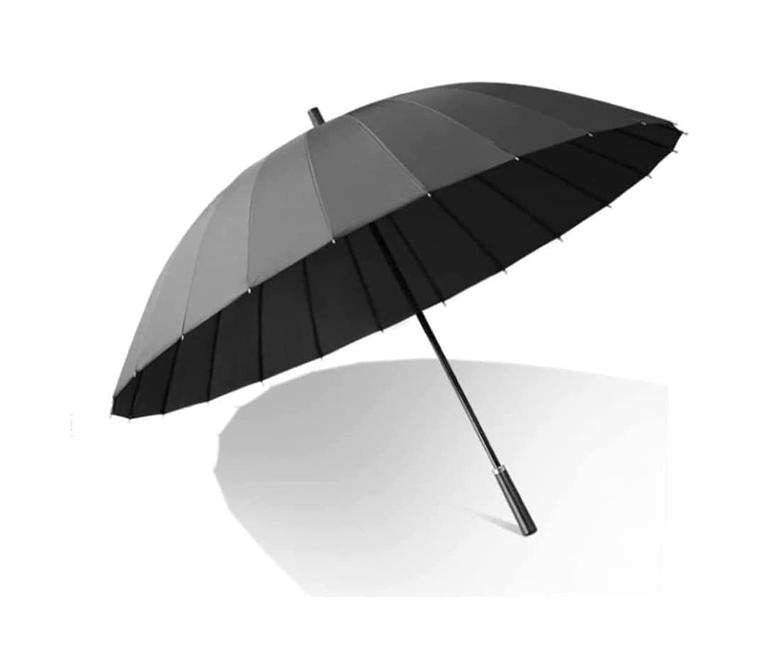 Parasol Podróżny Duży parasol golfowy parasol wiatroodporny półautomatyczne otwarte zamorskie parasol stick Odporny na Burzę (Color : A, Size : 44.5 Inch)
