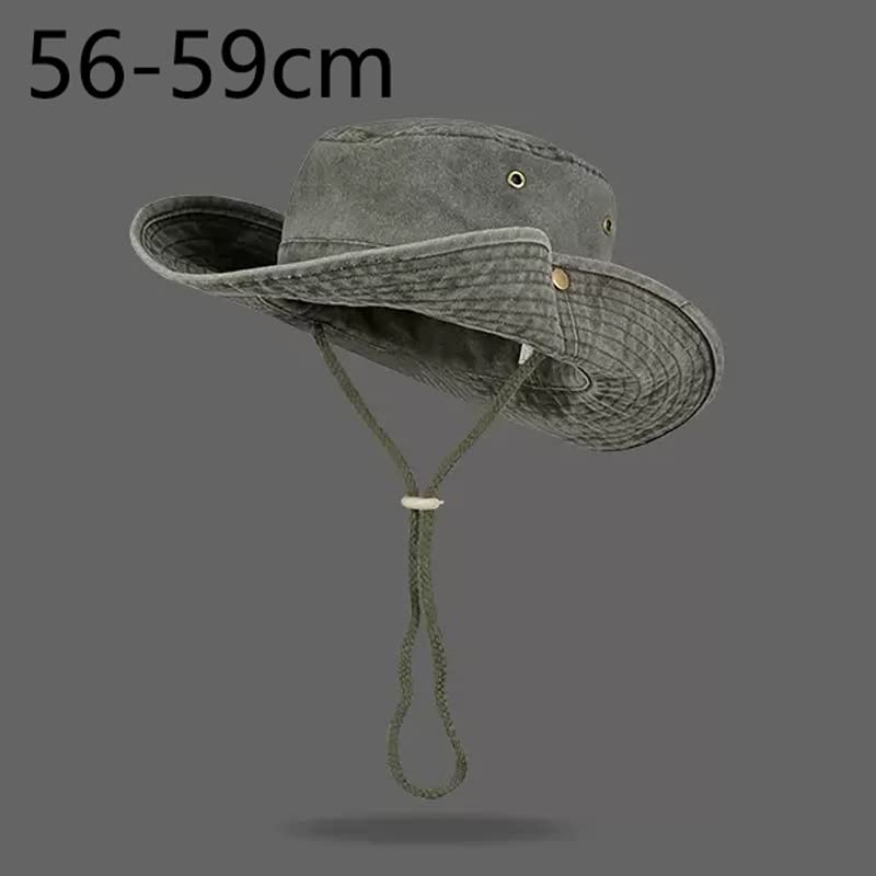 Chapeau de pêche d'été extérieur, casquette de soleil et cowboy - 2