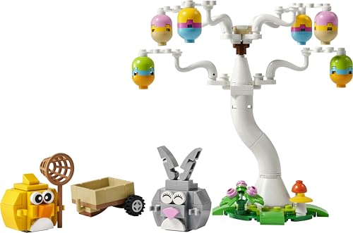 Coniglietto Pasquale e Caccia alle Uova - Giocattolo Regalo di Pasqua per Bambine e Bambini da 8 Anni in su con Figure di Coniglio e Uccellino - Kit di Arti e Mestieri - 40808 - Lego - Immagine 8