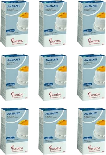 Nata Vegetal Ambiante Puratos | 100% Natural Vegana | Envase 1L Usos Profesionales Domésticos (1L, 9, unidad)