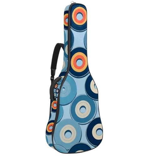 Housse guitare acoustique rembourrée de 104,7 cm avec poches