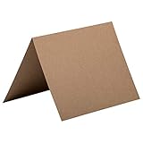 JAM Paper Blank Foldover Cards - 4 5/8