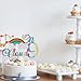 On Cloud 9 Cake Topper-Happy 9th Birthday Cake Decor, Nineth Cake Topper,reamy Gradient Color Nineth Birthday Party Decoration,Girls Birthday Cake Decoration