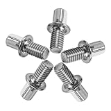 Vis de pédale de batterie : fabriquée en alliage de zinc durable et résistant à la corrosion, la longévité et la fiabilité de la vis de tension