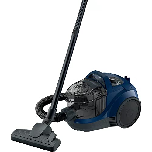 Bosch Aspirador BGS21X320 sin Bolsa, Potencia 550 W, Capacidad de Polvo 2 L, Azul
