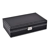☀ Schmuckkasten Schwarz: Sie sind auf der Suche nach einem tollen Organizer für Ihren Schmuck?Sie brauchen viel Platz?Sie mögen eine elegante Optik?Dann ist diese Schmuckschatulle Ihre ideale Wahl.