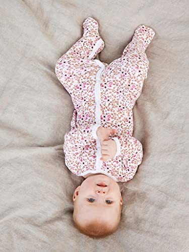 NAME IT Baby Mädchen Schlafanzug 2er-Pack mit Füßen Rose Wine-86