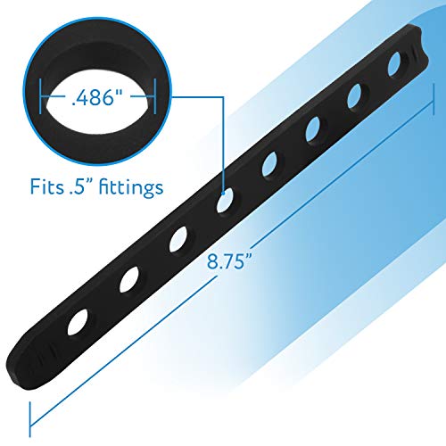 image for IMPRESA 4 Pack Replacement Rubber Strap for Bike Rack Cradle Compatibl