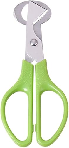 1Pc Green Stainless Steel Quail Egg Scissors,Egg Slicer Pigeon Clipper Shell Separator Quail Egg Peeler Egg Cracker Pigeon Bird Quail Egg Cutter Tool, Egg Separators, Specialty Tools