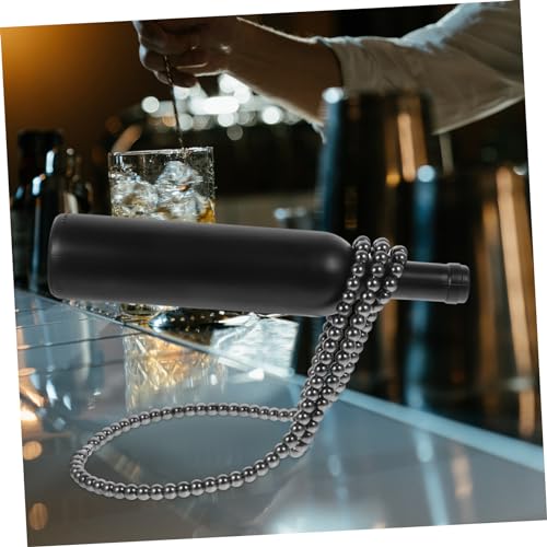 Soporte para botellas de vino Healifty de hierro 17x27cm miniatura 6