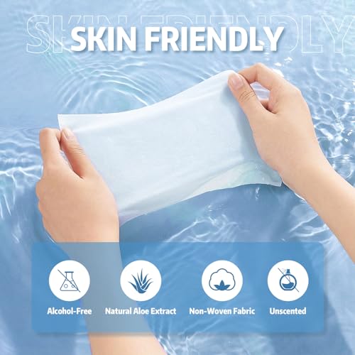 Image of CPAP Mask Wipes, 160 Count Super Jumbo Pack, FSA /HSA Eligible, Extra Large & Moist, Unscented, Lint Free, Alcohol Free, Cleansing-Safe, Cleaning Wipes for Mask, CPAP Machine & Supplies, 2-Pack