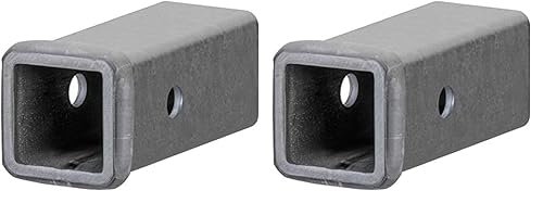CURT 49060 2-Inch x 6-Inch Weld-On Raw Steel Trailer Hitch Receiver Tube, 1 Count (Pack of 2)
