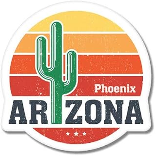 Phoenix Arizona - Vinyl Sticker Waterproof Decal
