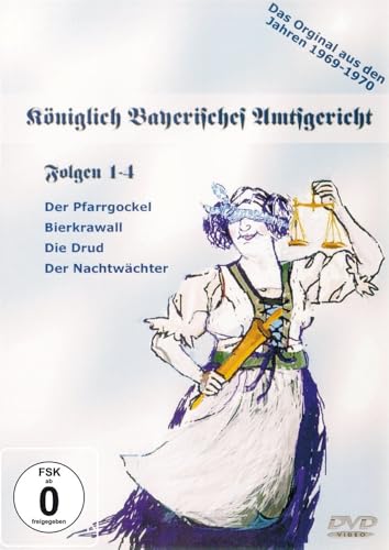 DVD de la serie Königlich Bayerisches Amtsgericht (Folgen 01-04) importado 2