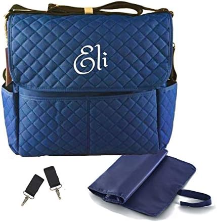 Personalized large diaper backpack tote