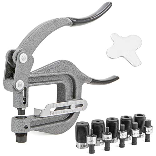 Stark Multi-Purpose Power Hole Punch Kit Throat Sheet Metal Rivet Hole Portable Hand Auto Body Tool