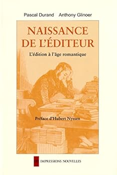 Paperback NAISSANCE DE L'EDITEUR [French] Book