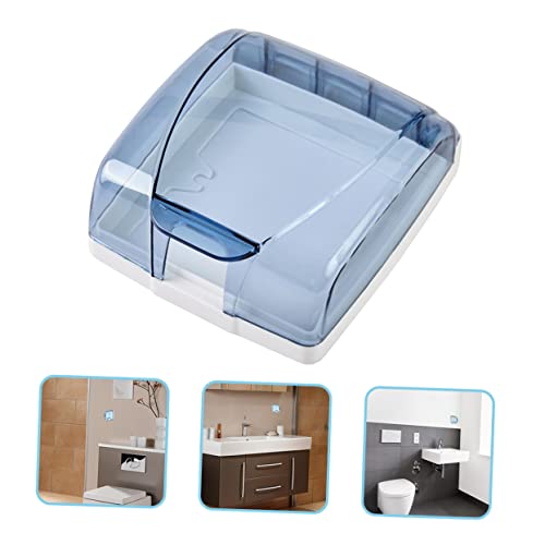 Orfofe 6Pcs Power Box Clear Case Outdoor Plug Cover White Case Wall Switch Protector Weatherproof Outlet Cover Outdoor Electrical Outlet Cover Surround Plastic Box #TOP4